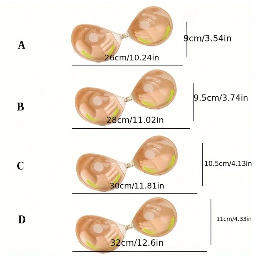 Bra Adhesivo Clip‑Up Invisible